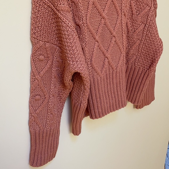 Zara Diamond Knit Argyle Sweater - Picture 7 of 7